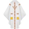 Generisch Clero Sacerdote Veste per Uomo Lungo Sacerdotale Cappotti Celebrant Chasuble Chiesa Padre Messa Vest Vestiti Liturgici Fiera Vestiti Tunica con Stola Ramadan Abbigliamento
