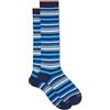Gallo - Calze Lunghe Uomo Cotone E Cashmere Navy Righe Multicolor Micro