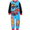 Hot Wheels Pigiama per Bambini Bambini, Tutto in Uno, Pigiama per Auto da Corsa per Bambini, Pigiama Caldo da Notte, Tutina da Notte
