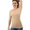 Fibershirts® Maglia Anti Sudore - T-Shirt Contro Le Macchie di Sudore - Canotta antisudore - T Shirt Donna - con ArmPads PRO e Trattamento Silver - Donna - Girocollo