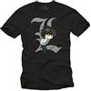 MAKAYA T-Shirt Uomo Nerd - Death by Ryuk Magliette Manga Anime Manica Corta Note Nero XL