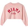 Hinnominate - Felpa Donna Ragazza Crop Over, Paricollo, Cotone, Taglia S
