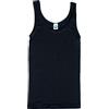 Cosilana, Top/Canottiera da donna in merino, 70% lana (KBA), 30% seta, Nero , 42-44