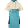 WAVE HAWAII Poncho Porto Surfponcho 100% Cotone per altezze da 160-190 cm. Umkleidehilfe per nuoto, spiaggia, surf. Asciugamano con poncho da bagno e doccia per donne, uomini, adulti