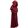 BLESSUME Frate Medievale Cappuccio Accappatoio Monaco Rinascimento Sacerdote Accappatoio Halloween Cosplay Costume