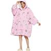FELOVE Felpa Oversize con Cappuccio,Hoodie Gigante Super Morbida,Calda e Confortevole,Felpa con Cappuccio Adatta per Adulti, Uomini, Donne, Adolescenti