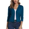 EXCHIC Donna Elegante 3/4 Maniche Bolero Cardigan Corto Open Front Maglioni Coprispalle