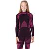Ladeheid Maglia Termica Bambino e Bambina Manica Lunga LASS0008 (Nero/Rosa, 158-164)