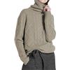 Ailaile Maglioni di Lana Maglione a Collo Alto da Donna Pullover Femminile a Maniche Lunghe Allentato Maglione Lavorato a Maglia Spessa Invernale