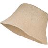 styleBREAKER Cappello da Sole Femminile in Paglia di Carta Pieghevole, Cappello da Pescatore Leggero con Fascia Antiscivolo, Protezione Solare Estiva per Outdoor e Spiaggia, Beige