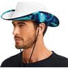Bassdash Cappello Solare a Cesto con Protezione UV 50+ Leggero e Compattabile con Motivo Decorativo Ideale per Pesca Trekking, Safari Uomo e Donna Modello FH18
