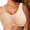 TOSOFT Reggiseni for Mastectomia con Supporto Completo E Comfort for Chirurgia Post Operatoria del Cancro al Seno Reggiseno for Tutti I Giorni con Chiusura Frontale in Cotone (Color : Beige, Size : XXL/XX-