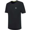 Dunlop Sports DUNLOP Club Mens Crew Tee Tennis Shirt, Nero, S Men's