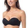 DOBREVA Donna Reggiseno Senza Spalline Push Up Multifunzione con Ferretto Imbottito Reggiseni a Fascia