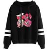 LKY STAR Hazbin Hotel Sweatshirt Angel Dust/Charlie/Lucifer Felpa con Cappuccio Anime Hoodie per Uomo Donna Streetwear