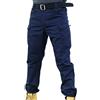 HAXNOHEY Pantaloni Lavoro Uomo Tactical Cargo Pants Uomo Pantaloni Mimetici Militari Multitasche Tattici Lunghi Taglie Forti Uomo Cargo Jogging Trousers Camo Pants Pantaloni Tasche Laterali Combat Uomo Blu