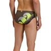 SUNDEK Leonardo Swim Brief, Slip Mare da Uomo con Stampa Logo Sfumata (IT, Testo, XL, Regular, Regular, Dark AR Green)