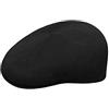 Kangol Coppola 504 Tropic Donna/Uomo - Cappellino da Uomo Berretto Piatto Estivo con Visiera Estate/Inverno Primavera Estate Autunno Inverno - L (58-59 cm) Nero