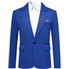 YOUTHUP Blazer Uomo Felpato 1 Bottone Casual e Formale per Lavoro