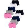 LOREZA ® 10 Panty per Ragazze con Strass Mutande in Microfibra 14-16 Anni M-3