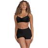 Etoile R3384 Pantaloncini a Vita Alta Capella da Donna per Bloch Sport Ballo Danza Classica Relax Allenamento Ballerina Esibizione Fitness Palestra Prove Saggio (Nero, M)