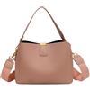 Funseed - Borsa a tracolla da donna, alla moda, in pelle sintetica, a spalla singola, con chiusura a zip, Rosa