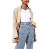 Peuignao Giacca Similpelle Donna Giubbino Ecopelle Giubbotto Similpelle Pelle Biker Giubbini Moto Leather Jacket Giacche Finta Pelle Pu Bikers Giacca Chiodo Ecopelle Giubbotti Moto Motociclista Donna Beige L