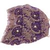 Haofy Cappello Turbante Elegante Copricapo in Pizzo con Accenti di Perline per Copricapo Alla Moda da Donna