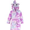 KAKU NANU Vestaglia Unicorno Accappatoio Bambina Vestaglia Ragazza Pile 5 6 Anni Unicorno Bambina Regalo