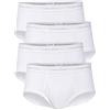 Calvin Klein - Slip da Uomo in Cotone, 4 Pezzi - Bianco - X-Large