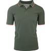 Cashmere Zone T-Shirt Polo Uomo Manica Corta Cotone Piquet Maglietta Sportiva Elegante (M, Verde)