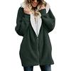 ticticlily Donna Cappotto Inverno Cappotti in Pile Sherpa Teddy Giacca Caldo Giubbotto con Cappuccio Giacche Pelliccia Oversized Cappotto Autunno Elegante Taglie Forti Pullover Bluse