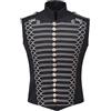 Zanisouta Steampunk Hussar - Gilet da uomo in stile Napoleone, stile militare, per il tempo libero, O bianco., XL