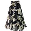 OKWIN Gonna in Chiffon A Fiori con Gonna in Joker Floreale, Gonna da Donna