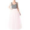 Generico Gonna tulle Lunga in Tulle da Donna Maxi Eleganti da Cerimonia
