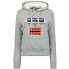Geographical Norway Gadrien Lady - Felpa Donna Zip Hoodie Tasche - Pile Donna Maglione Manica Lunga Giacca Cappuccio - Abito Ideale Primavera Estate Autunno Inverno Stagione