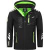 Geographical Norway Vantaa - Giacca sportiva da uomo in Softshell, Nero 02., S