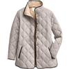 Uwdiohq Giacche Invernali Trapuntate Da Donna Taglie Forti, Imbottite Leggere A Maniche Lunghe Con Bottoni Giubbotto Saldi Inverno (Light Ashy, L) Parka Giacca Autunnale Trench Impermeabile