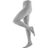 Living Crafts LivingCrafts, collant da donna, 72% lana (organico); 26% cotone (biologico); 2% elastan (Grigio melange, XS)