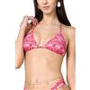 Goldenpoint Donna Costume da Bagno Groovy - Parte Alta del Bikini - Triangolo Scorrevole Senza Imbottitura in Microfibra Fantasia Geometrica Taglia 1B Colore Multicolor