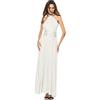 Millya UK Milla Donna Vestito Maxi da Damigella d'Onore Transformer Infinity Multi-Modo Avvolgente Bendaggio Vestito Formale