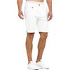Indicode Uomini Cuba Chino Shorts | Bermuda Pantaloncini Chino con 5 Tasche off White XXL