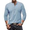 YawYews Maglia Manica Lunga Uomo Maglietta Cotone Uomo T Shirt Manica Lunga Aderente Lunghe Vintage retrò M-3XL