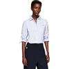 Tommy Hilfiger Donna Camicia Oxford Cotton Regular Shirt in Cotone, Blu (Breezy Blue), 44