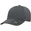 Flexfit Berretto da baseball da uomo 210 Flatbill Premium aderente, grigio scuro, XX-Large