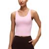 CRZ YOGA Butterluxe Canotta Doppia Fodera Peonia Rosa 40