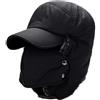 TopHomer Cappello bomber invernale, unisex, antivento, caldo, cappello da caccia, con maschera rimovibile, per pattinaggio all'aperto, sci, escursionismo