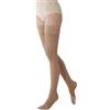 SOLIDEA Autoreggenti punta aperta 70 den NERO MARILYN 70 Open Toe Calze a compressione graduata 12/15 mmHg Art. 051870 Tg. ML