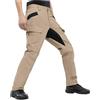 Generisch Pantaloni cargo da uomo lunghi da lavoro, grigi, pantaloni da caccia, slim fit, tattici, resistenti all'abrasione, per alpinismo, multi tasche, resistenti, pratici, da trekking Ripstop