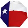 Dyscalibro Ombrello pieghevole, ombrello rosso anguria, ombrello da viaggio per antivento, impermeabile, Bandiera del Texas, One size